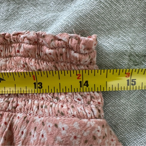 American Eagle Women’s Strapless Floral Midi Ruffle Dress Size M - Picture 7 of 8